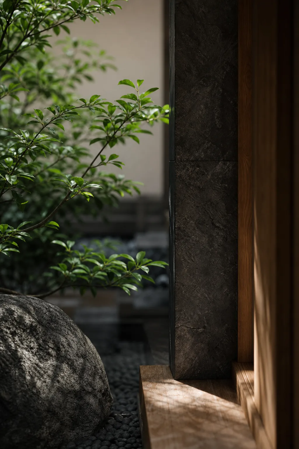 植物と空間の写真